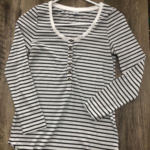 Old Navy striped Henley